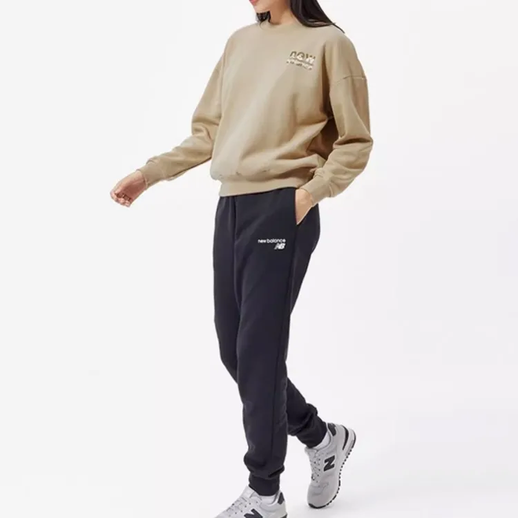 New Balance Sweatshirts Women's Khaki-2