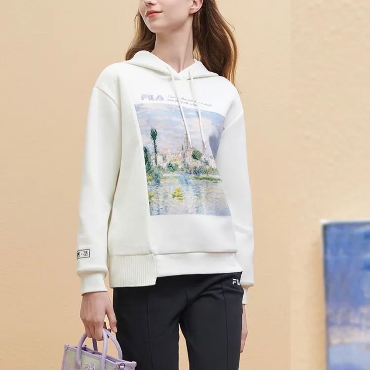 FILA Sweatshirt Women's Porcelain White-4