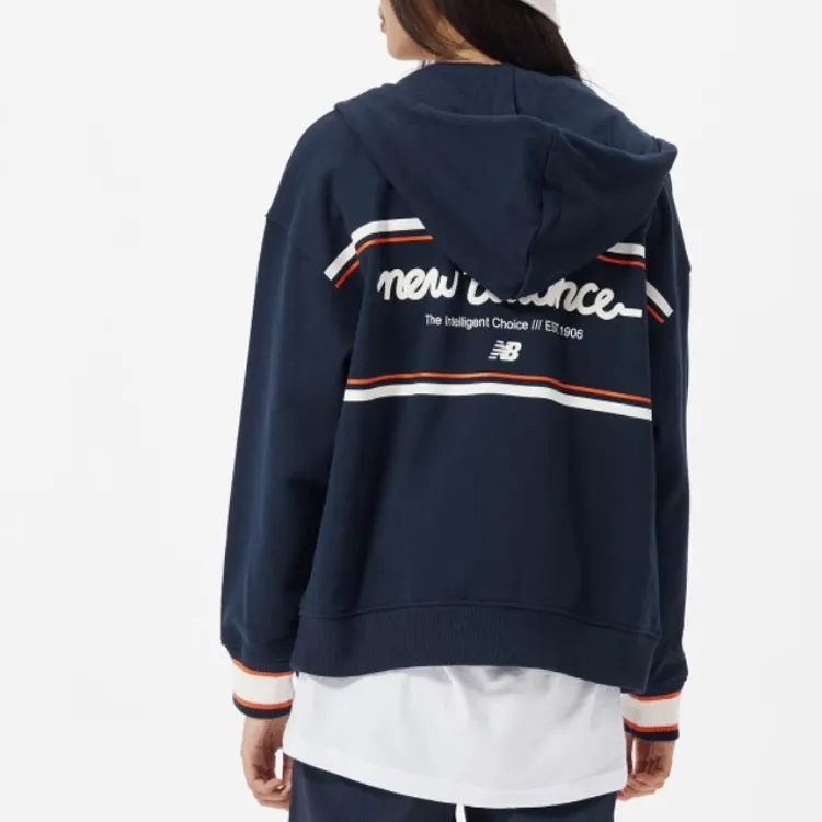 New Balance Sports Casual Jacket Women's Dark Blue-4