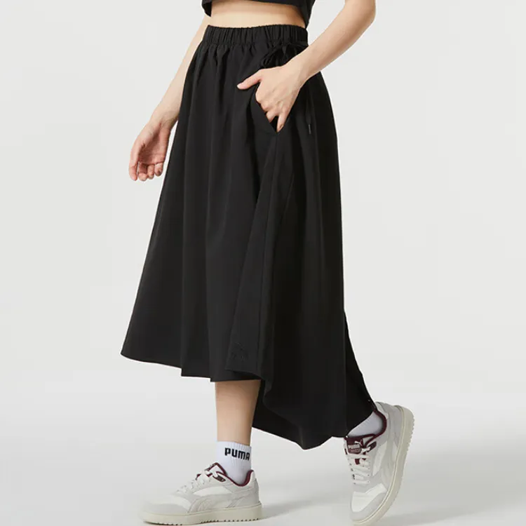 PUMA Casual Long Skirts Women's Black-2