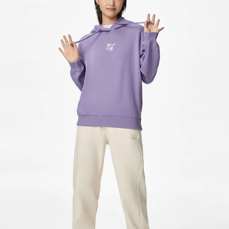 LINING Sports Life Collection Sweatshirts Women's Light Dark Purple-2