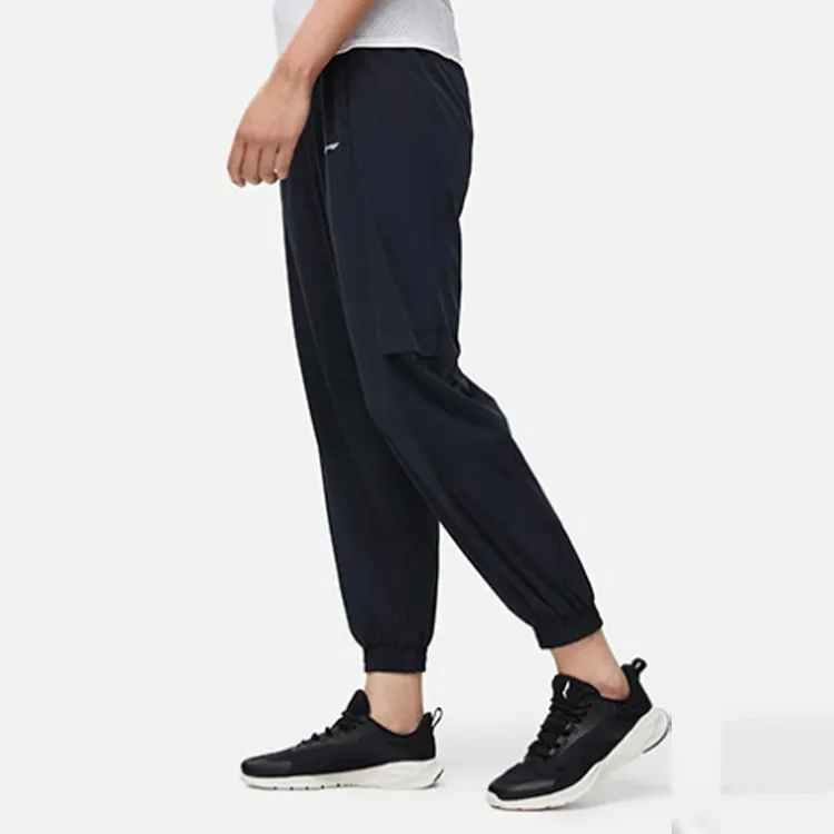 LINING Fitness Series Knitted Sweatpants Women's Black-3