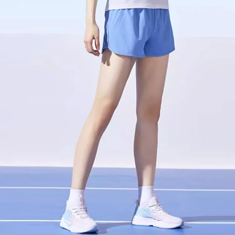 QIAODAN Sports Shorts Women's Rhythm Blue-3