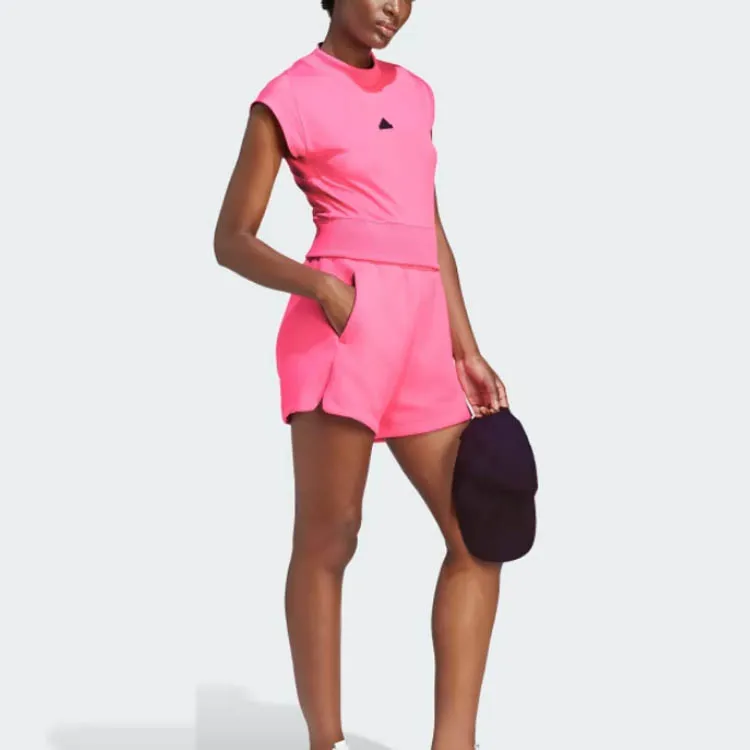 Adidas Z.N.E. Collection Casual Shorts Women's Pink-8