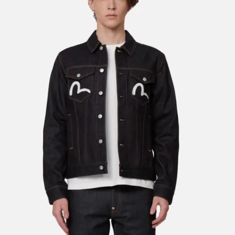 EVISU Denim Jacket Men's Denim Blue-2