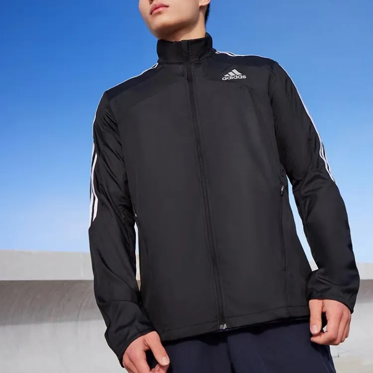 Adidas 3 Stripes Jacket Men's Black-3