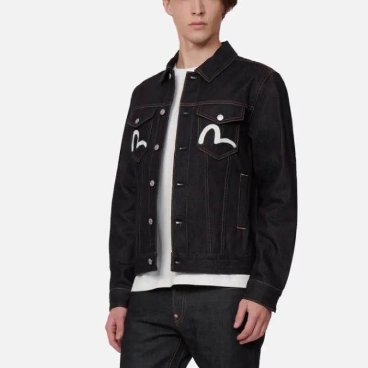EVISU Denim Jacket Men's Denim Blue-3