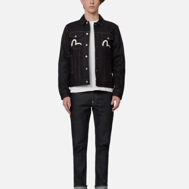 EVISU Denim Jacket Men's Denim Blue-6