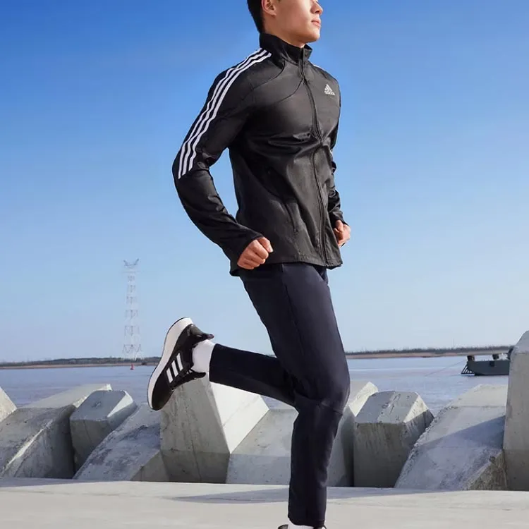 Adidas 3 Stripes Jacket Men's Black-4