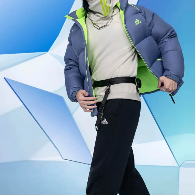 Adidas Down Jackets Men Royal Blue-8