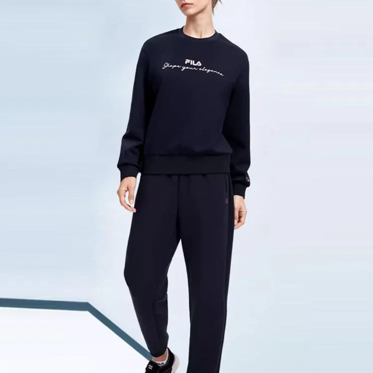FILA Athletics Knitted Sweatpants Women's Royal Blue-4