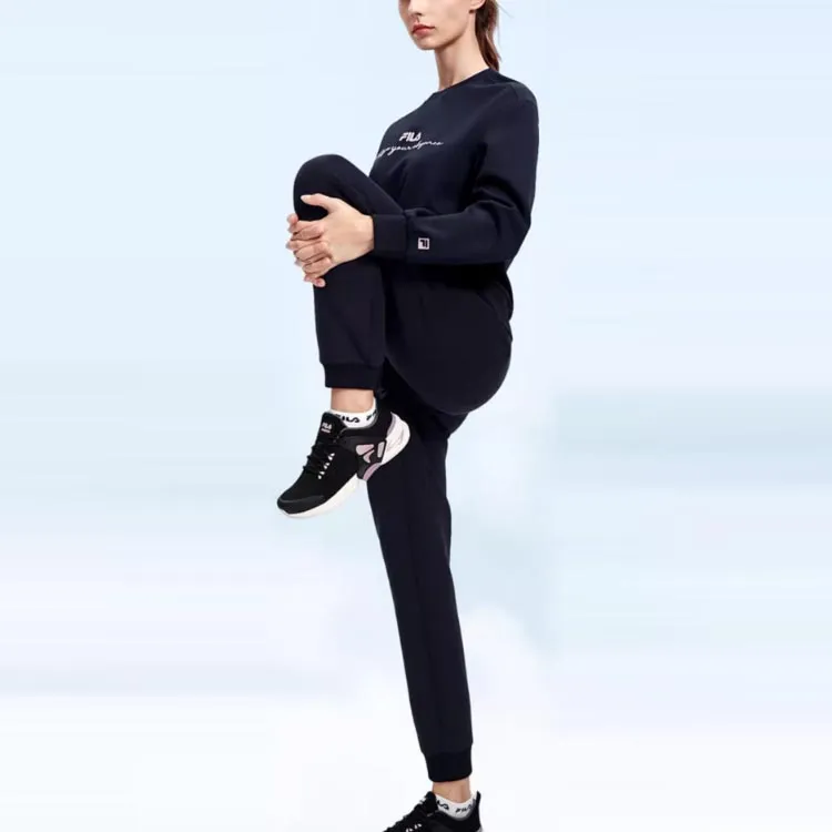 FILA Athletics Knitted Sweatpants Women's Royal Blue-3