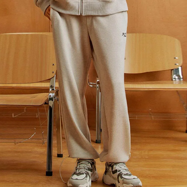 FILA Knitted Sweatpants Women's Ivory Heather Gray-3