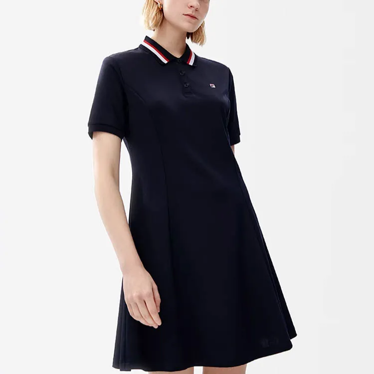 FILA Short Sleeved Dress Women's Legend Blue-4