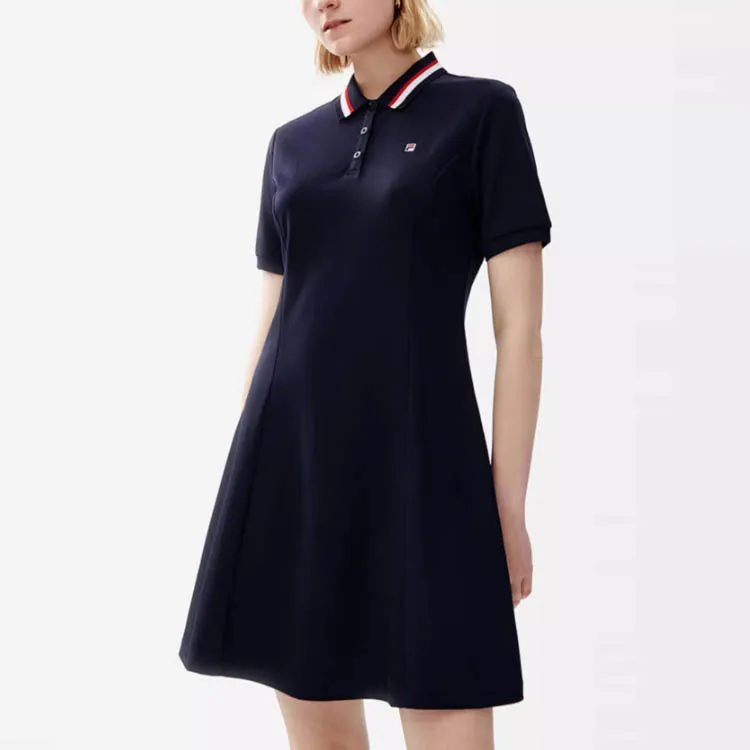 FILA Short Sleeved Dress Women's Legend Blue-3