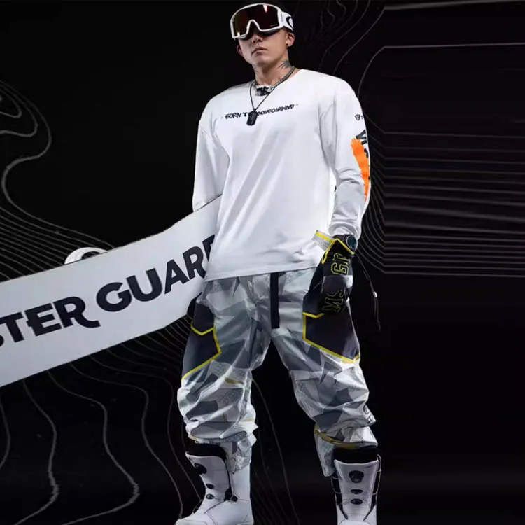 Monster Guardians T Shirts Men Snow Peak White-6