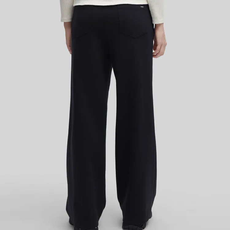 FILA Knitted Sports Pants Women's Jet Black-4