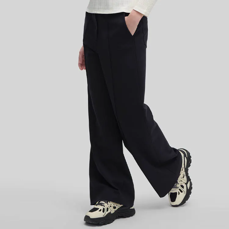 FILA Knitted Sports Pants Women's Jet Black-3