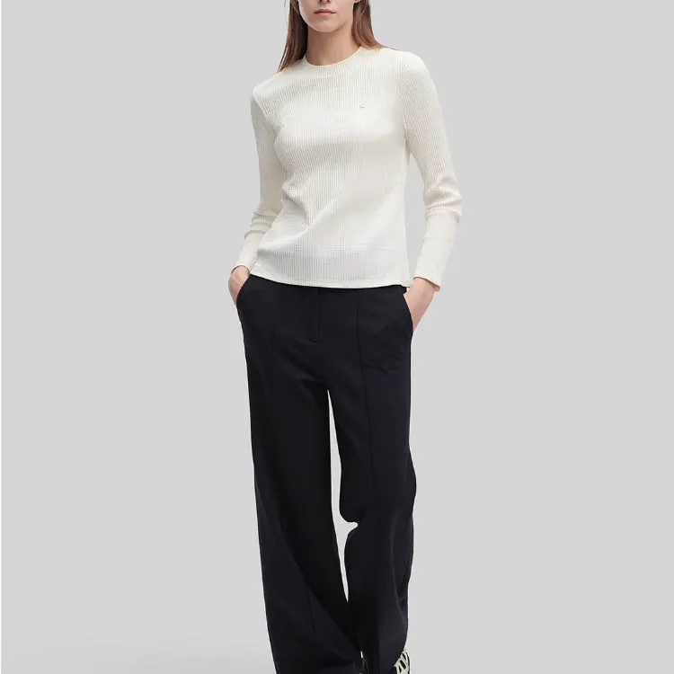 FILA Knitted Sports Pants Women's Jet Black-2