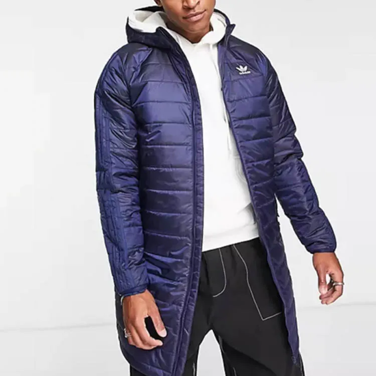 Adidas Puffer Jackets Men Blue-4