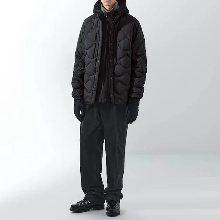 White Mountaineering X UNIQLO White Mountaineering Co titled Series Down Jackets Unisex Black-4
