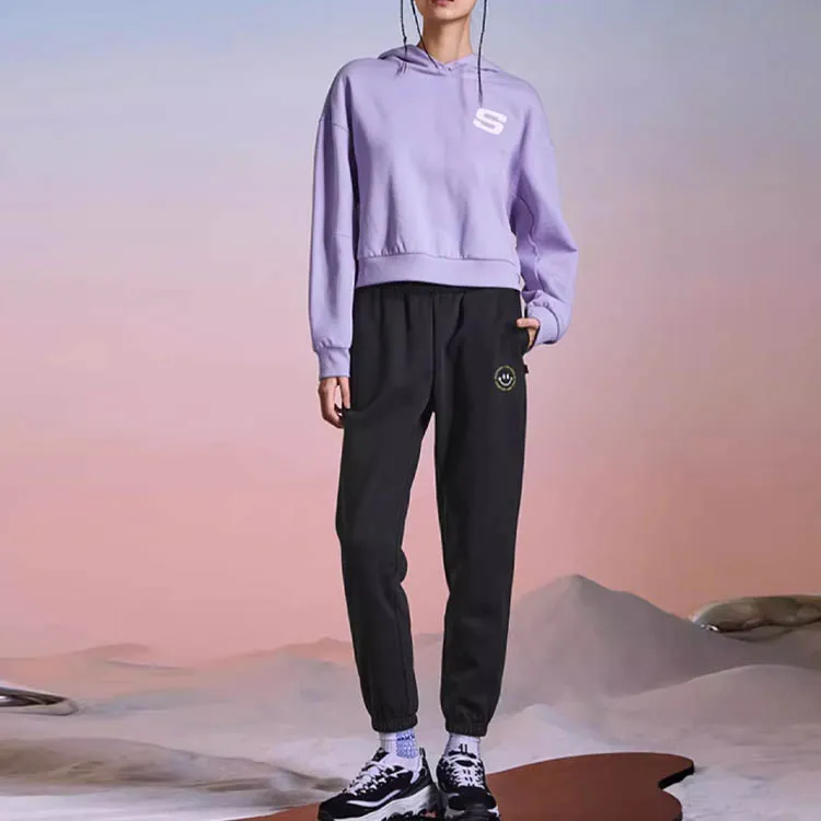 Skechers Colorful Knitted Sweatpants Men Forged Iron Gray-4