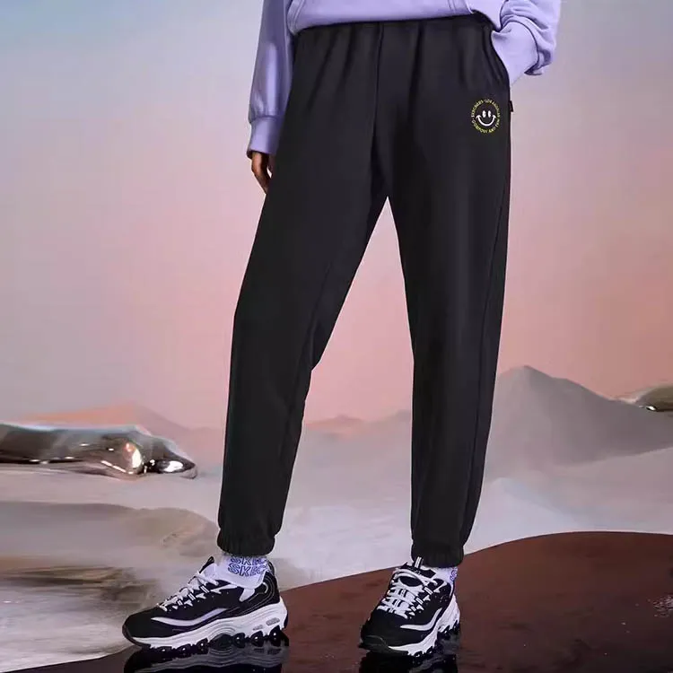 Skechers Colorful Knitted Sweatpants Men Forged Iron Gray-2
