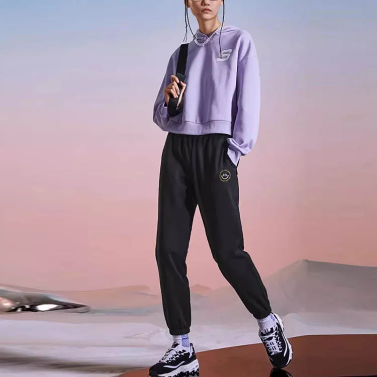 Skechers Colorful Knitted Sweatpants Men Forged Iron Gray-6