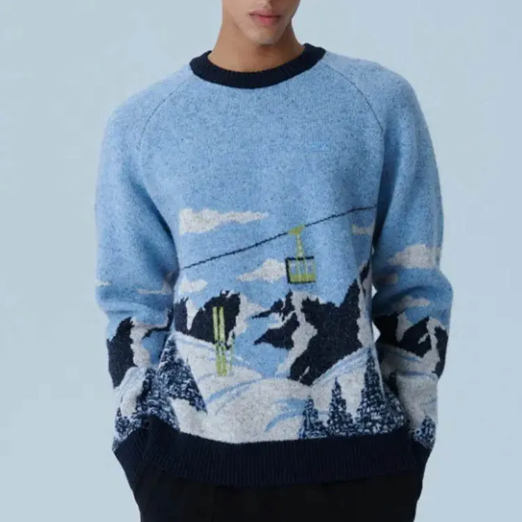 FILA Sweaters Unisex Blue-2