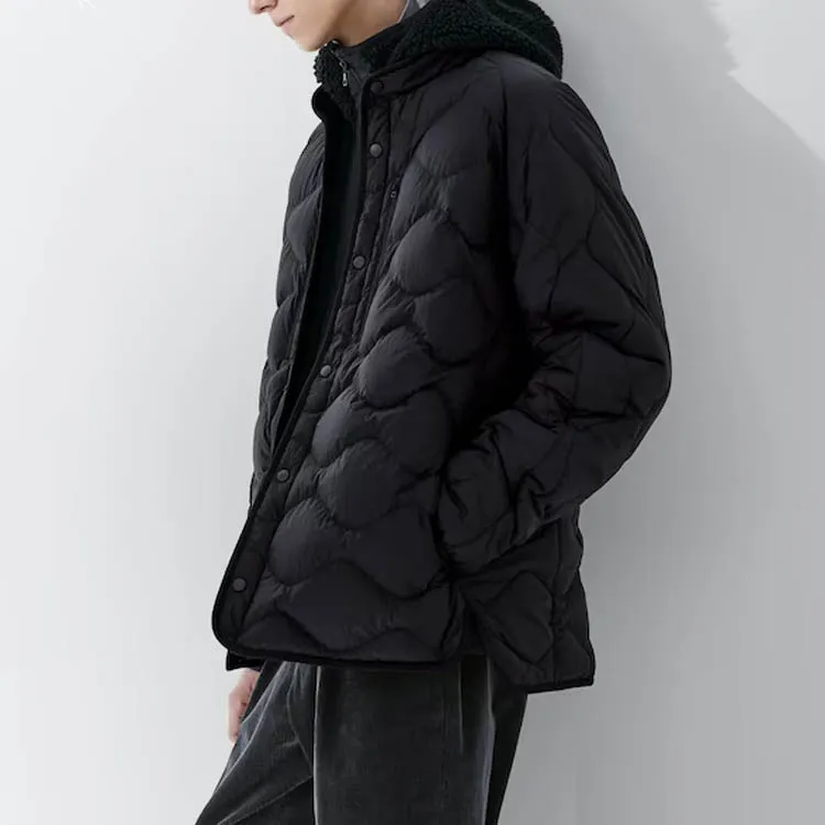 White Mountaineering X UNIQLO White Mountaineering Co titled Series Down Jackets Unisex Black-3