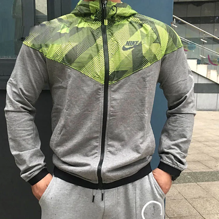 Nike Sweatshirts Men Gray-3