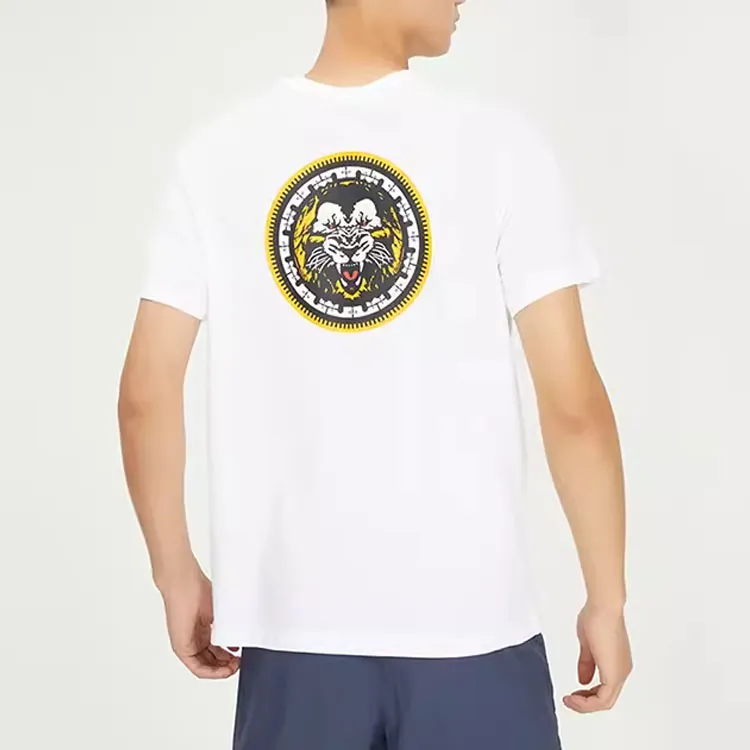 Nike T Shirts Men White-5