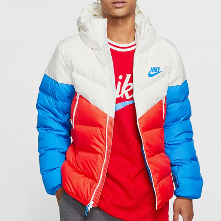 Nike Down Jackets Men Red Blue White Multicolor-8