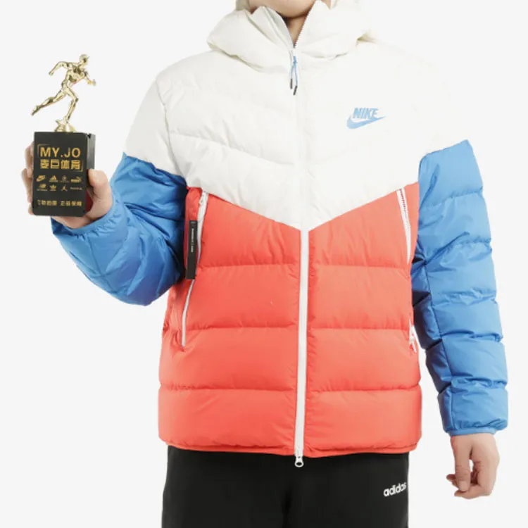 Nike Down Jackets Men Red Blue White Multicolor-4