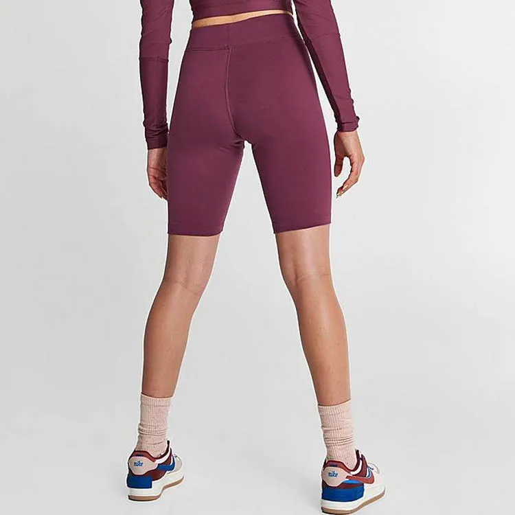 Nike Sportswear Essentials Series Sports Shorts Women's Deep Red-6