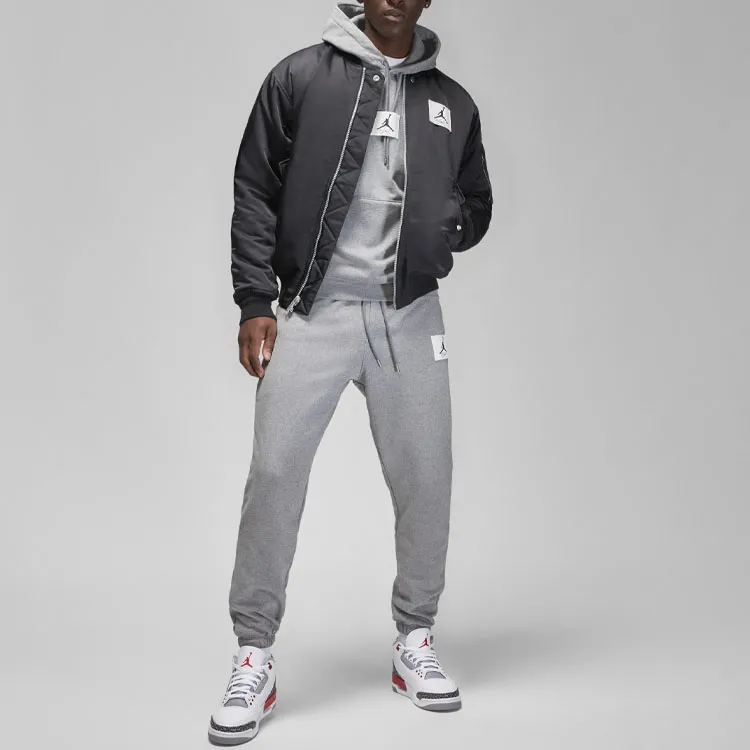 Jordan AS Knitted Sweatpants Men Gray-5