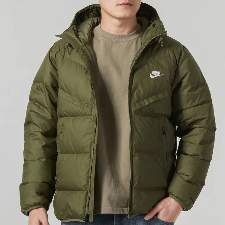 Nike Sportswear Therma-FIT Repel Hooded Puffer Classic Jacket Green-4