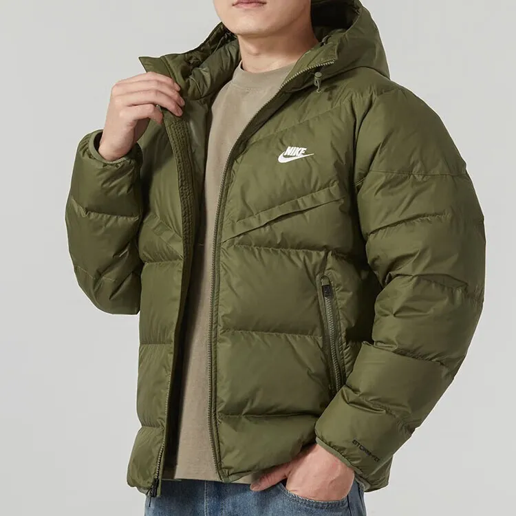 Nike Sportswear Therma-FIT Repel Hooded Puffer Classic Jacket Green-5