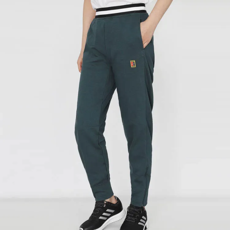 Nike Knitted Sports Pants Women's Dark Green-3