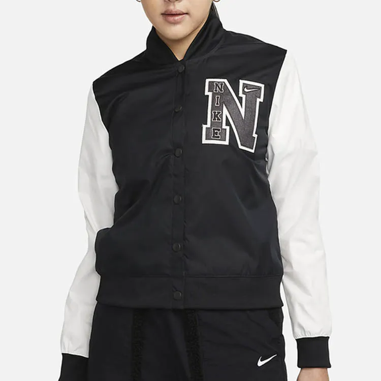 Nike Baseball Jacket Women's Black-2