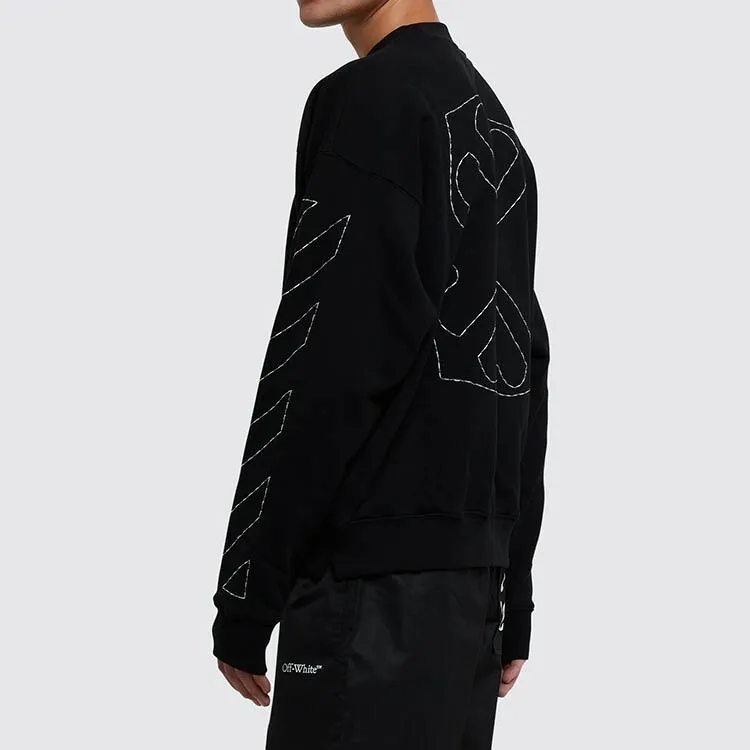 OFF WHITE Arrows Embroidery Crew Neck Jumper-4