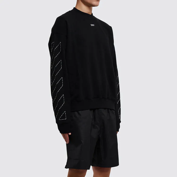OFF WHITE Arrows Embroidery Crew Neck Jumper-6