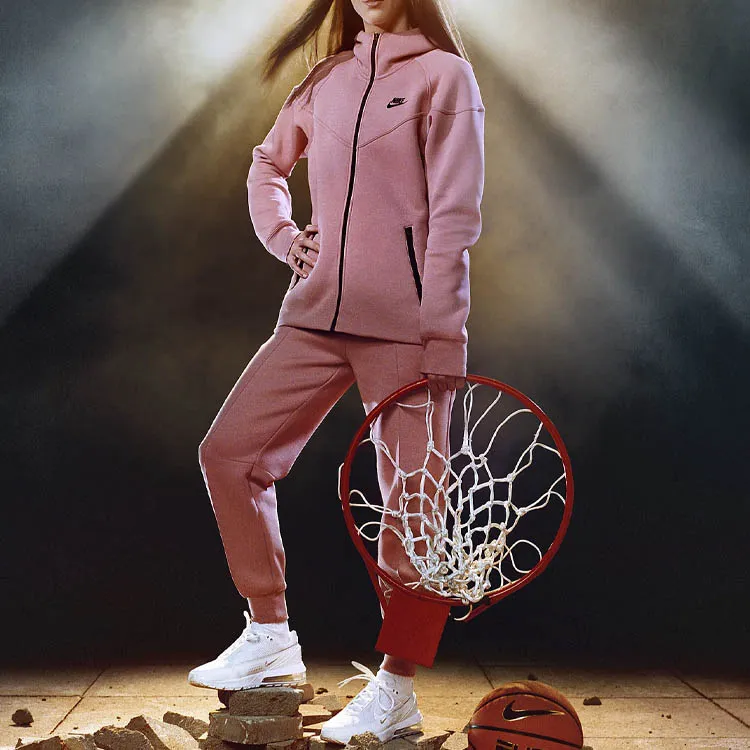 Nike Knitted Sweatpants Women's Peach-3