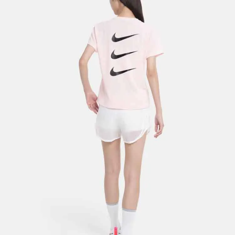 Nike Set in Sleeve T Shirt Women's Coral-4