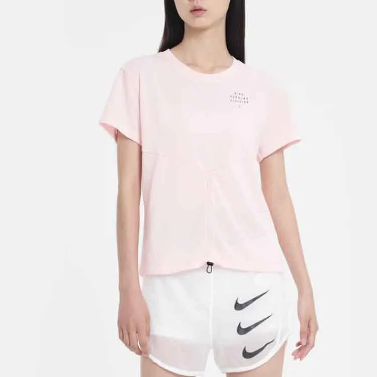 Nike Set in Sleeve T Shirt Women's Coral-3