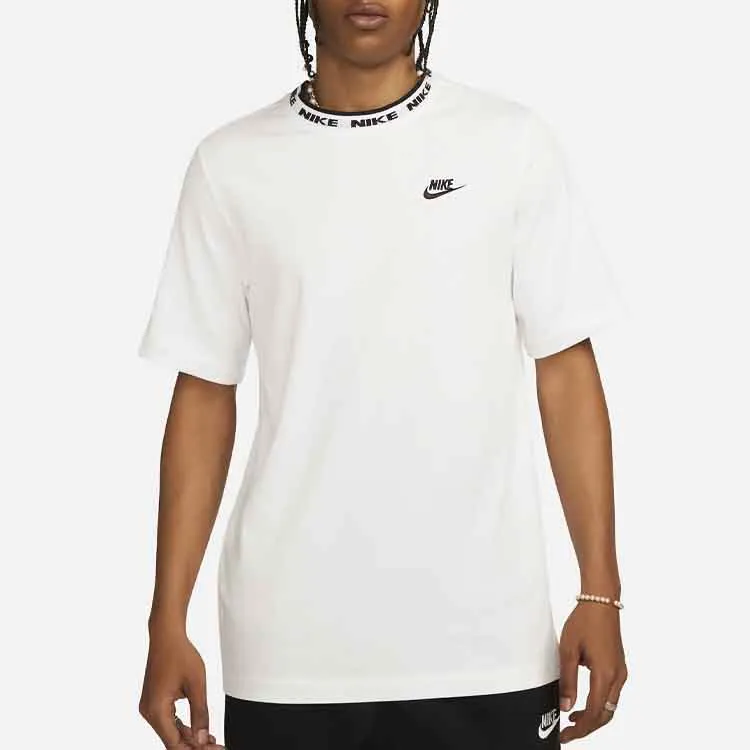 Nike T Shirts Men White-2