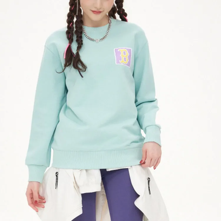 MLB Sweatshirts Unisex Mint Green-3