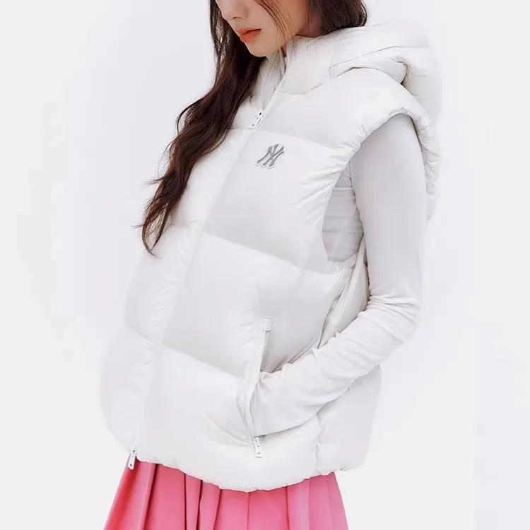 MLB Down Jacket Unisex New York Yankees/Cream-3