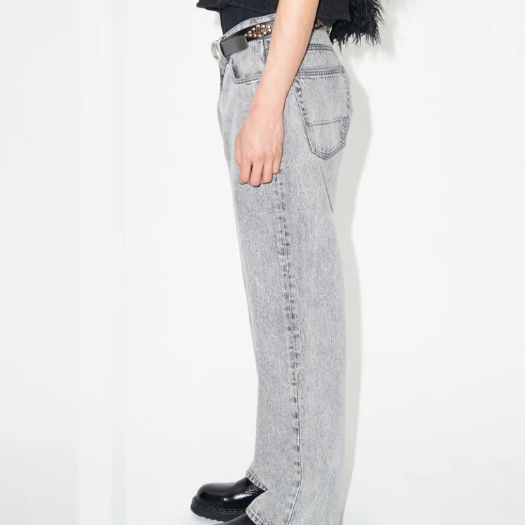 OUR LEGACY Cotton Straight leg Jeans-7