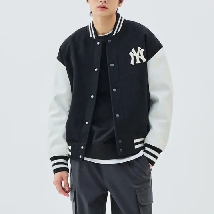 MLB New York Yankees Jackets Unisex Black-4